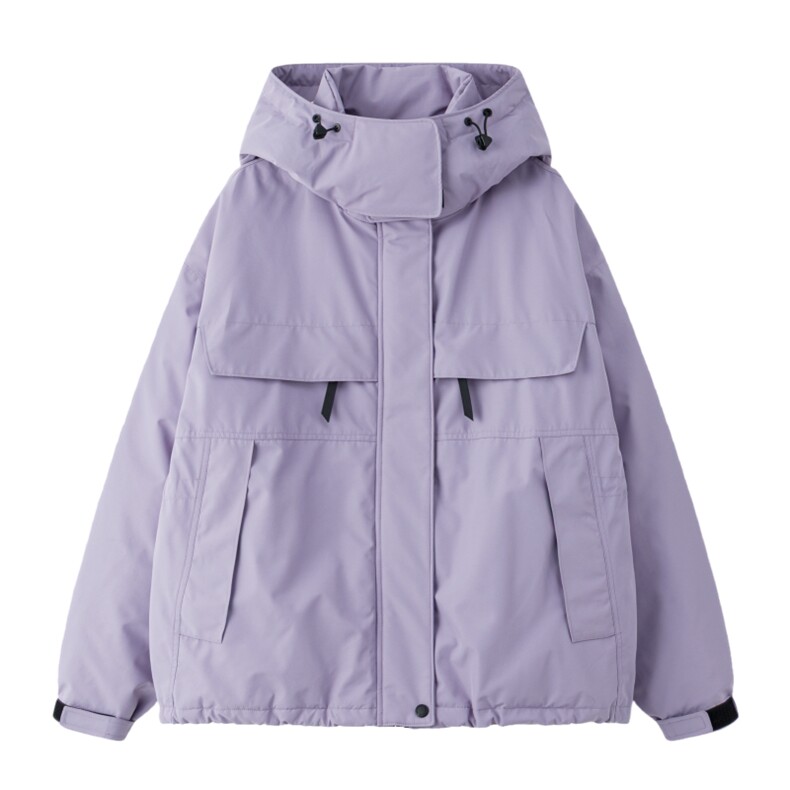 【现货】25冬季新款派克羽绒服D129P375K558,女装羽绒服,2D008
