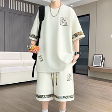 6195-P50新款2025男士休闲时尚运动套装，男装休闲套装，星座1215-1