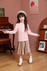 2024秋冬新款安迪绒童装高领加厚保暖毛衣，童装卫衣/绒衫，绒颖羊绒