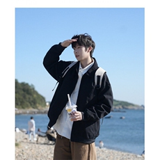 式复古工装夹克男春秋宽松cleanfit休闲底特律外套，男装夹克，星座506A