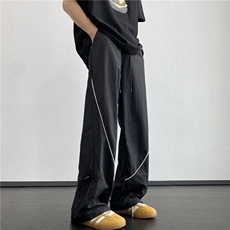 2025夏季新款潮流机能薄款宽松休闲冰丝裤B315-K24224-特p35控68，男装休闲裤，电商B315