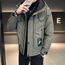 主推大货连帽冲锋衣冬季男装羽绒服C317-Y8389-P195，男装羽绒服，电商C317