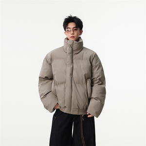 现货万件入仓供抖音得物防水防污立领pu皮棉服218-7-M120-特60图片