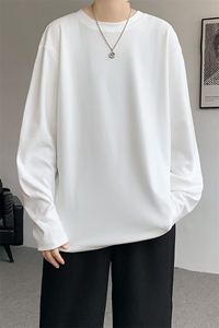 8XL-M德绒打底衫男保暖内衣加绒加厚内搭双面绒男T BG1103P35控48图片