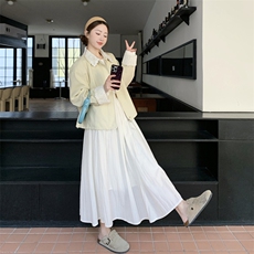 【新款2026春】韩系翻领蕾丝拼接短外套088-9812P155K248，女装短外套，2C088