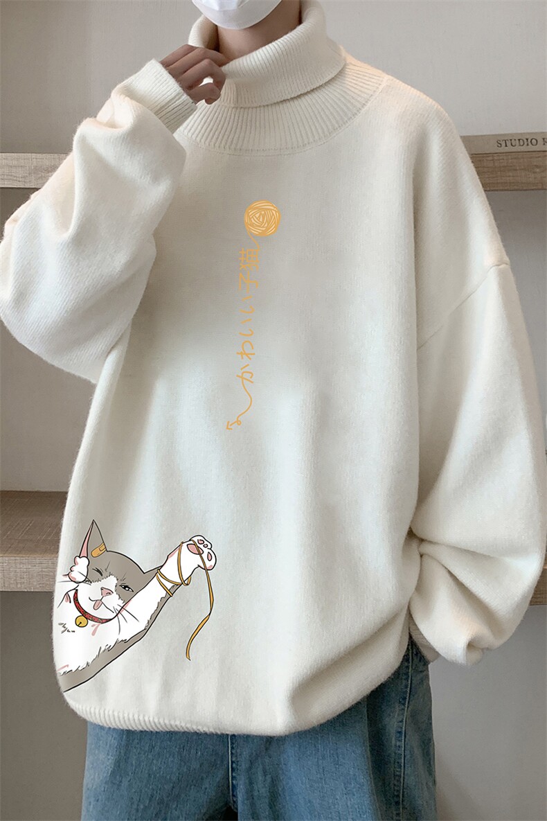 控68高领毛衣男士大码内搭毛线衣男GM45013-P45加绒款-P65,男装针织衫/毛衣,电商A040