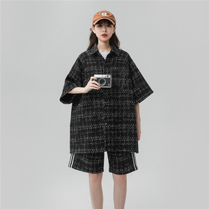 1小香风印花大码M-5XL DCS9019P45 DK8797P40套装DTZ9029P85图片