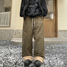 新款加绒加厚夹棉羊羔毛棉裤XZ604-K119-特P50控88，男装休闲裤，星座604