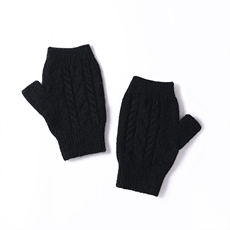 2025年冬季新款百搭漏手指手套，手套，喜润羊绒