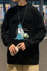 M18074-P45加绒款-P65半高领毛衣男士大码针织衫男毛线衣男，男装针织衫/毛衣，电商A040