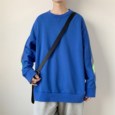 秋季新款男百搭白墙港风卫衣W105-P35控65，男装卫衣，星座717