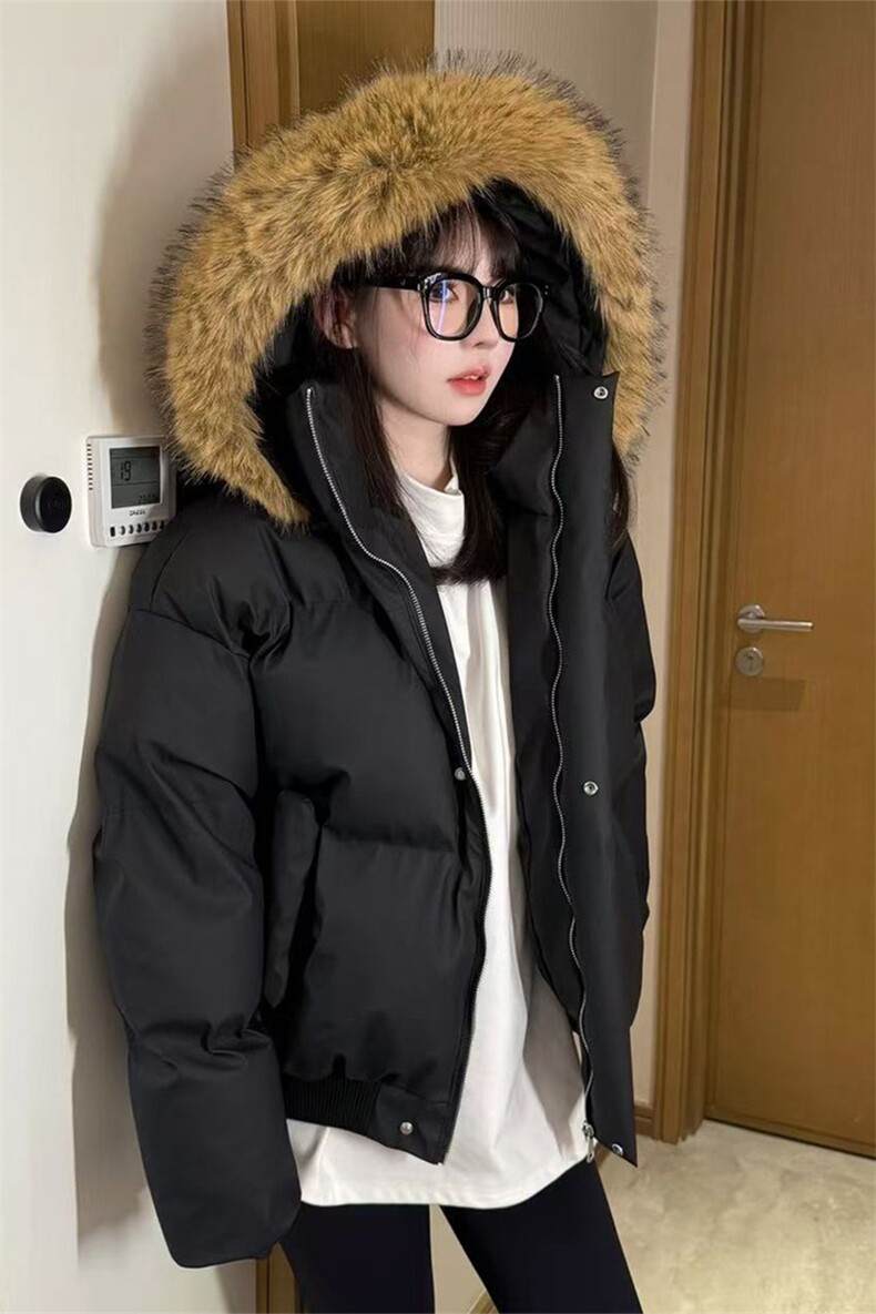 [网图慎用]潮牌痞帅可拆卸毛领棉服加厚保暖男5D3065-TP90不,男装棉衣,电商A102