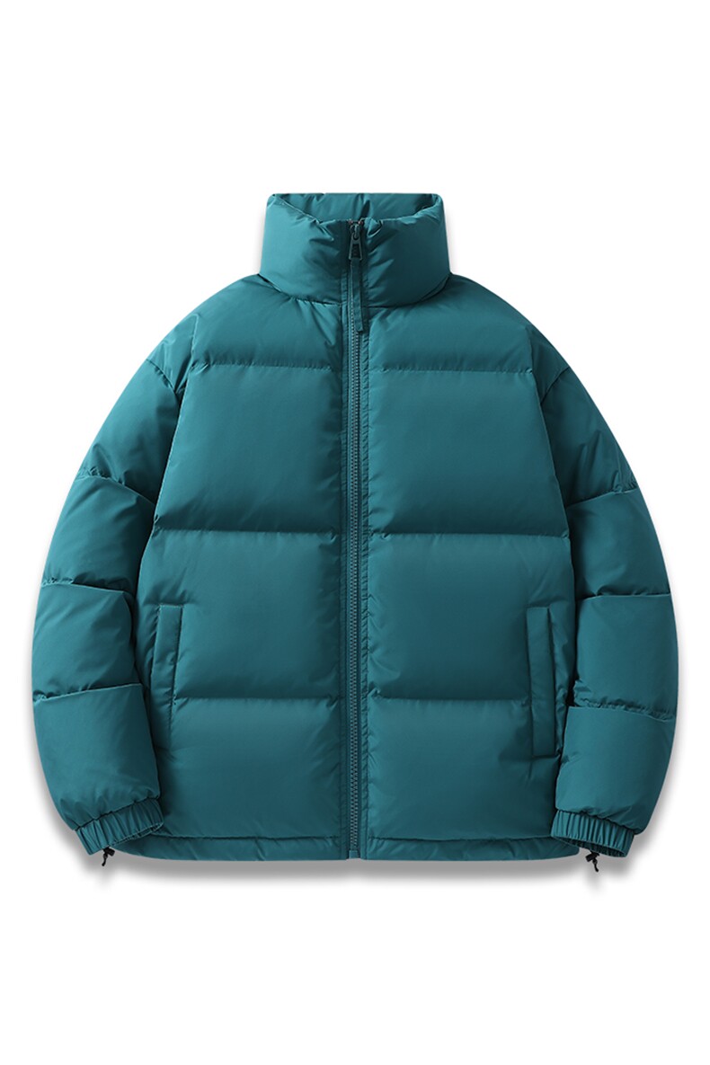 新标白鸭绒简约休闲立领外套纯色潮流加厚羽绒服ESY0215-P150,男装羽绒服,电商B306