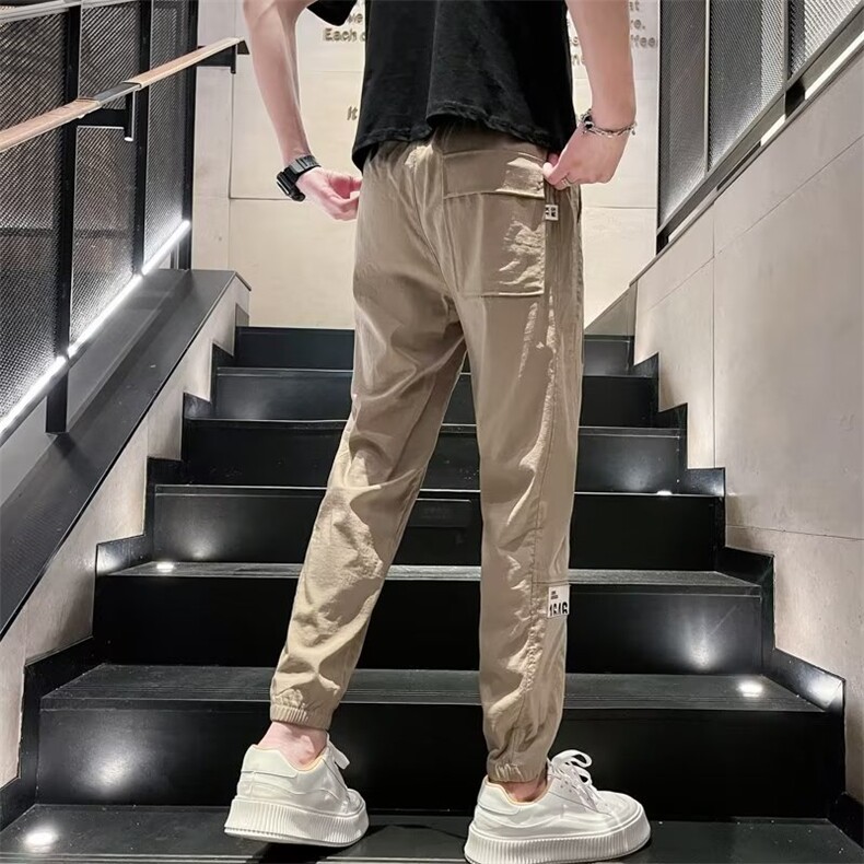 青春流行工装裤休闲裤夏季宽松型时尚潮牌LK02P40,男装休闲裤,星座1116-2