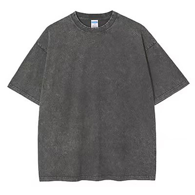 2023纯色做旧夏季TEE打底衫水洗棉短袖重磅bf美式T恤JC071P25,男装T恤,星座1905A（原电商B343）