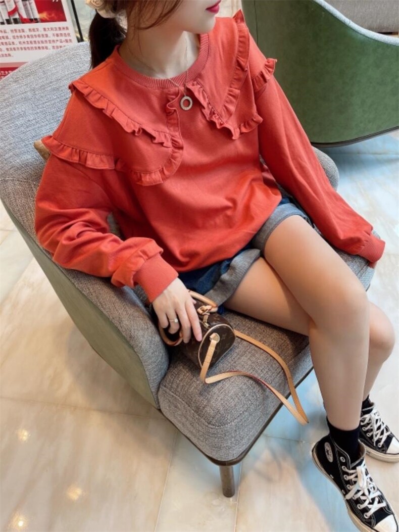 现货秋季新款卫衣，女装卫衣/绒衫，人可·木易