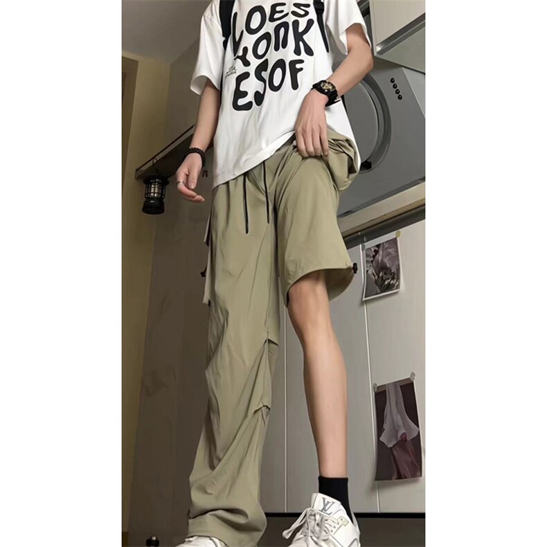 美式hiphop高街宽松弹力工装ins休闲裤货号K2301P55,男装休闲裤,电商A063
