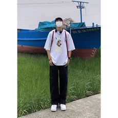 B221美式ins街头hiphop宽松休闲多口袋工装裤子LK23120-P65控88，男装休闲裤，电商B221