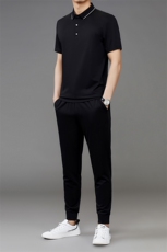 夏季中年男士运动套装短袖短裤T恤两件套运动服休闲时尚夏装套装，男装休闲套装，电商B212（原钱塘6029）