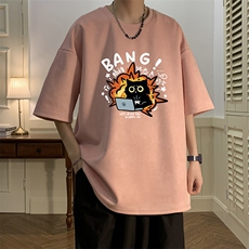 麂皮绒短袖t恤男大码半袖男酒店风JD82405-P25，男装T恤，电商A040
