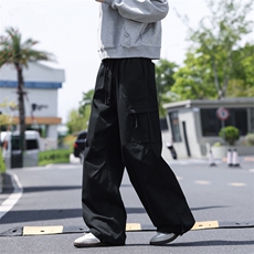2025秋季新款现货纯棉水洗直筒裤工装休闲长裤DSA157B-K2539-P63，男装休闲裤，电商A157B