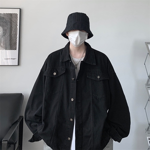 牛仔夹克男大码牛仔外套男茄克 NJ77099-P60加绒款-P75图片