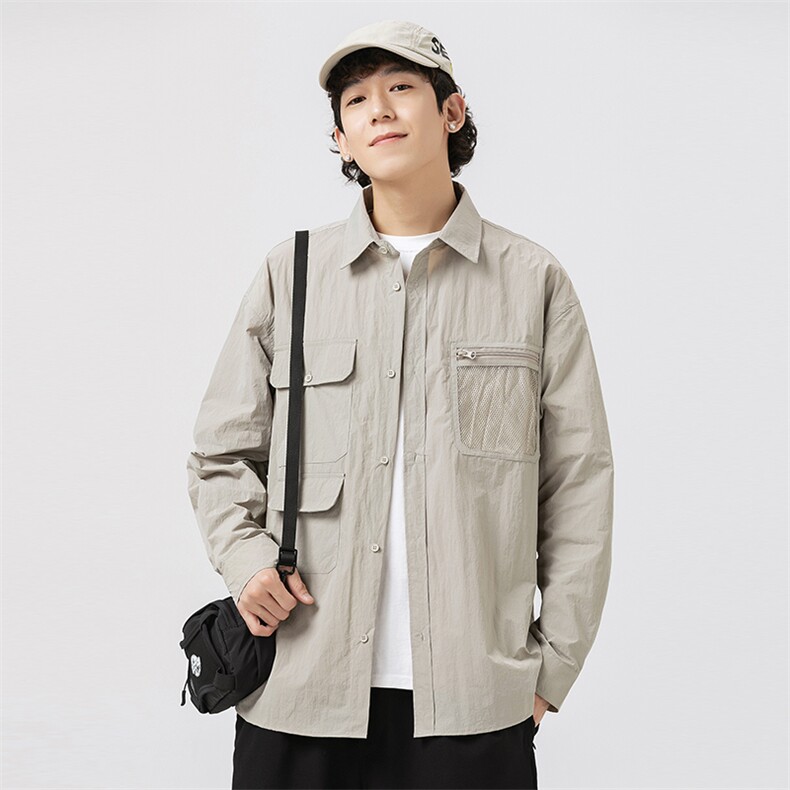 外27-2GANYOU日系基础款三色衬衫CS26-P69，男装衬衫，新杭派外27-2