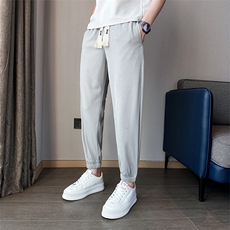 大夏季冰丝空调裤九分裤男小脚裤---A210-DYK8100-P45，男装休闲裤，星座210-3