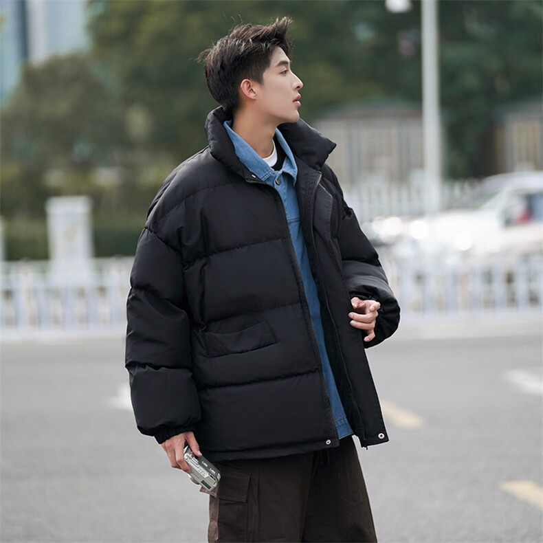 现货一万件抖音直播牛仔假两件大码棉衣情侣棉服8218P118,男装棉衣,电商A030
