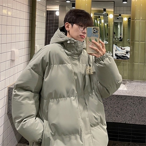现货 抖音得物可供视频 三防加厚羽绒连帽棉衣外套面包棉服 85551图片