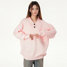 特批新款女模绵羊绒翻领高品质休闲毛衣针织衫A268-M501特批48，男装针织衫/毛衣，电商A268