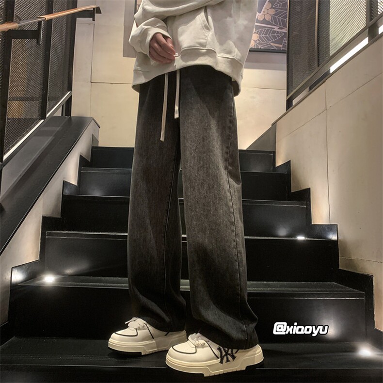 XZ616大码秋季新款百搭设计感休闲渐变牛仔裤TY963P50控68,男装牛仔裤,星座512A（原616）