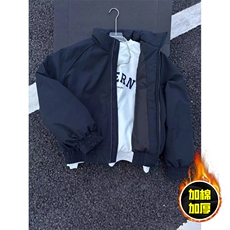 现货美式高街休闲棉衣夹克三防立领纯色户外工装加厚棉服外套，男装夹克，电商A486