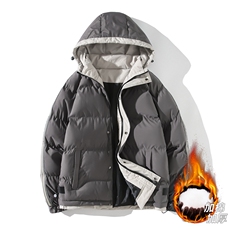 三防料抖音品质现货10W件宽松加绒加厚棉衣外套棉服BM333特P85，男装棉衣，电商A486