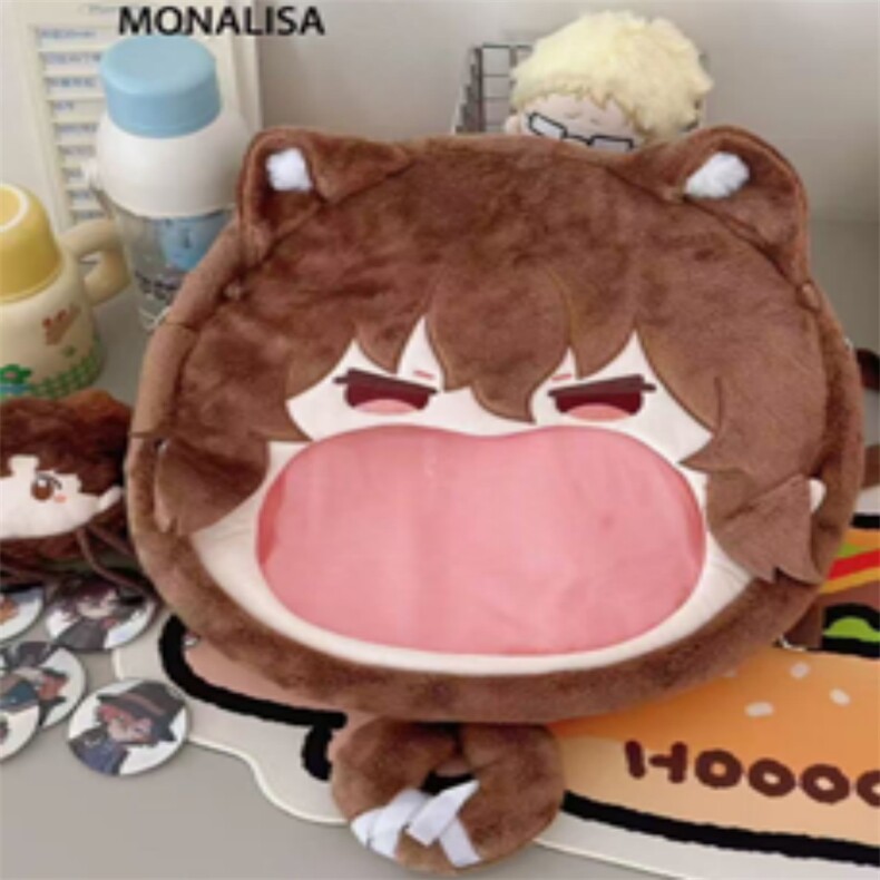 可爱毛绒双肩包精品卡通背包，雪光毛绒玩具