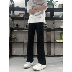 主推货足渐变修身大码直筒微喇毛边牛仔裤K860-K861-K866-P50，男装牛仔裤，星座205