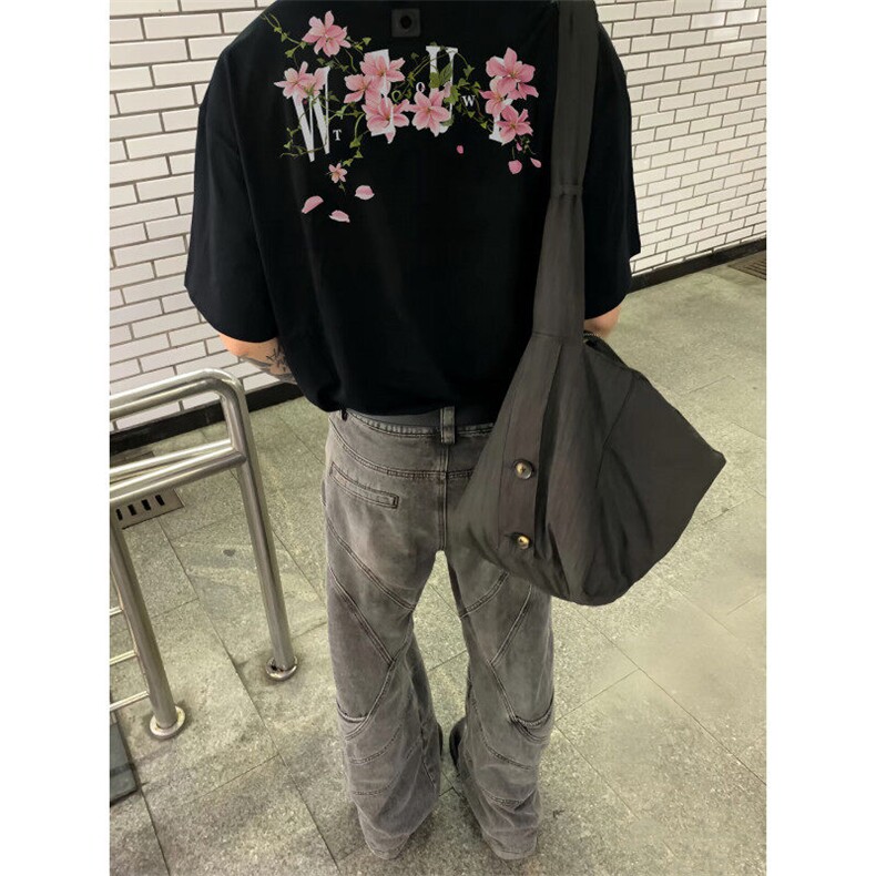 XZ809A/BBBT26/P20/控38 重磅印花美式复古圆领T恤图片