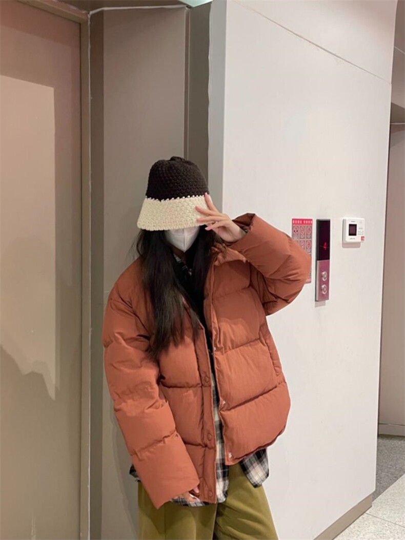 亮色羽绒服外套，女装羽绒服，Double Seven