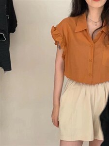 木耳边衬衣,其它,nice 奈思