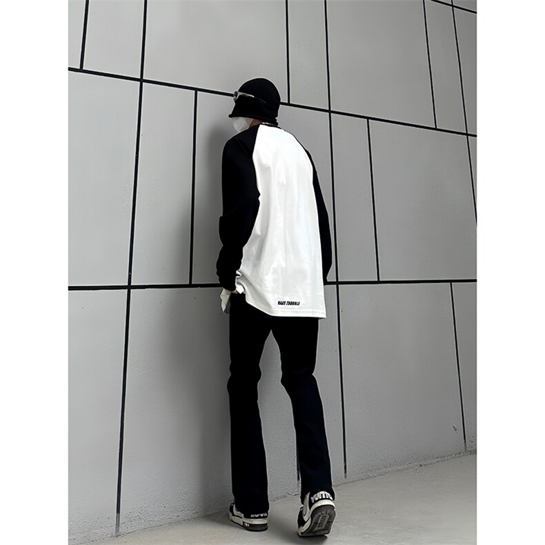 B221美式ins高街暗黑小众修身弹力休闲牛仔裤LK23010-P60控78,男装牛仔裤,电商B221