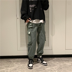 韩版工装潮流裤束脚裤宽松潮牌哈伦裤子现货K056-P35，男装休闲裤，星座512-4