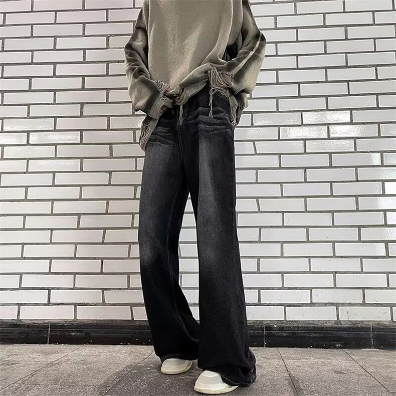 新款休闲裤长裤男美式百搭垂感宽松嘻哈运动裤KK338-P45,女装休闲裤,星座911-3
