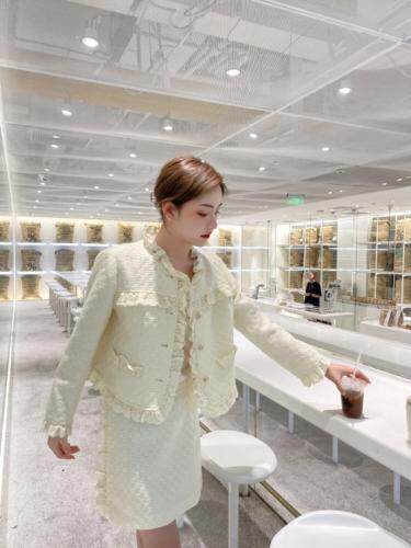 秋款风套装，女装职业装，甜野