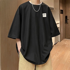 华夫格t恤男短袖男大码五分袖酒店风HT73316-P22，男装T恤，电商A040