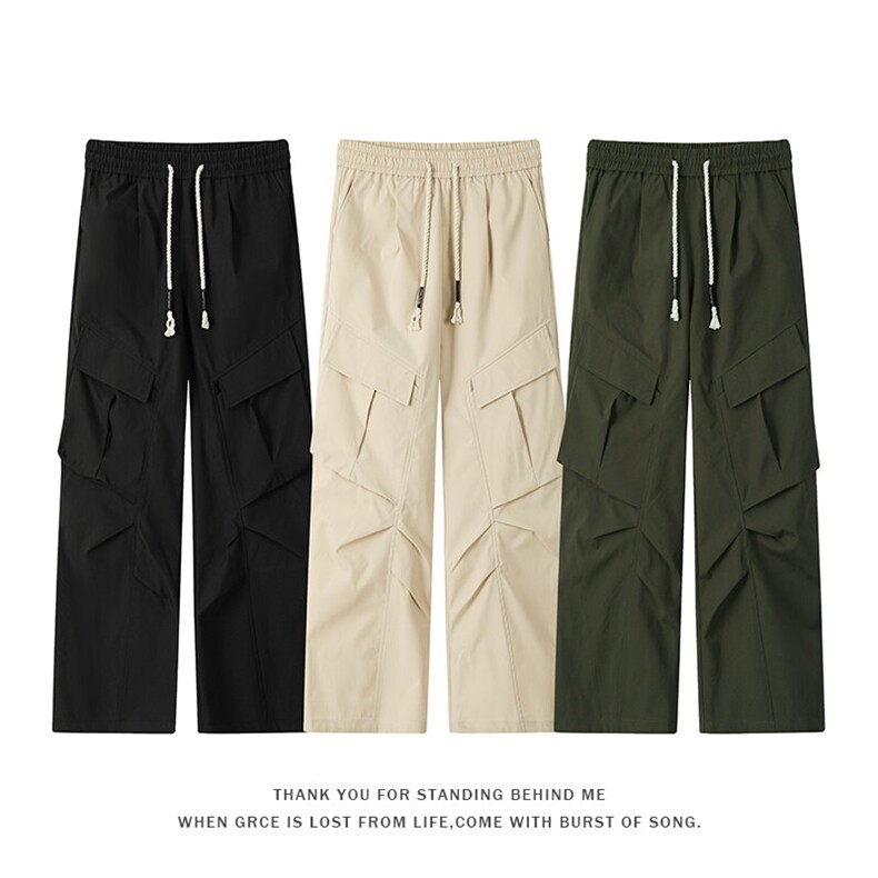 特批P33无差价2025春季新款聚酯纤维K5716，男装休闲裤，电商A001