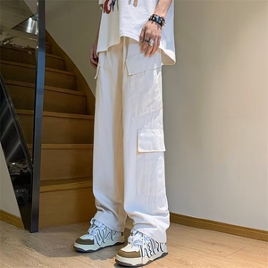 高街秋季拉链工装裤vibe机能风宽松休闲裤 GK59-P50图片