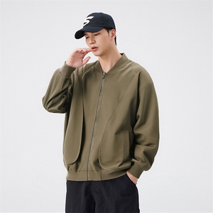 户外夹克男棒球领纯色上衣冲锋衣外套DSA157B-JK7869-P70图片
