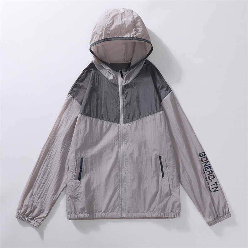 Z5060春夏男士透气皮肤衣速干外穿防晒服薄款户外免烫外套,男装防晒衣,电商B360