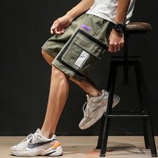2021休闲港风工装短裤大码K8806-P40，男装休闲裤，电商A128