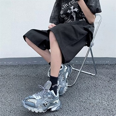 日系阔腿短裤男女夏季潮流ins宽松五分裤百搭显瘦工装裤DK37，男装牛仔裤，星座1116A-1（原606A）